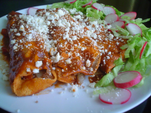 Receta enchiladas dulces estilo Colima