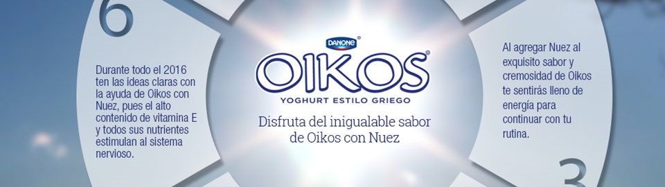 Disfruta el inigualable sabor de Oikos con Nuez