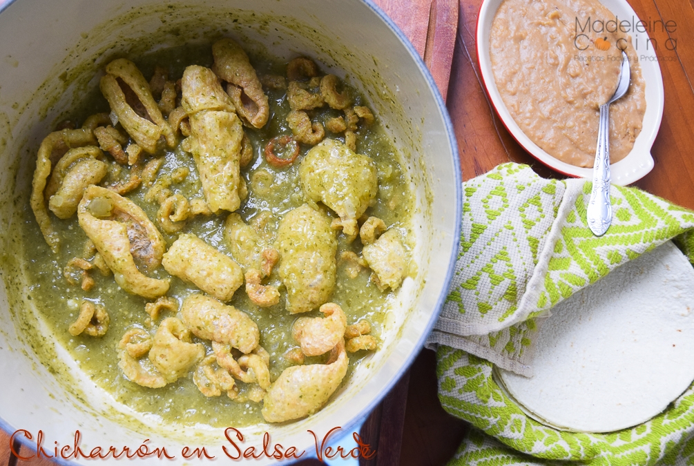 Chicharrones en salsa verde | Madeleine Cocina