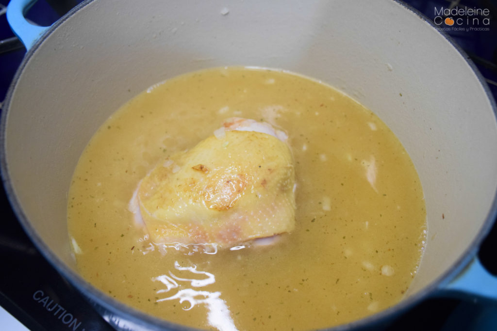 Receta Sopa Pollo y Maiz